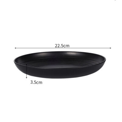 23cm Dinner Plate-Black