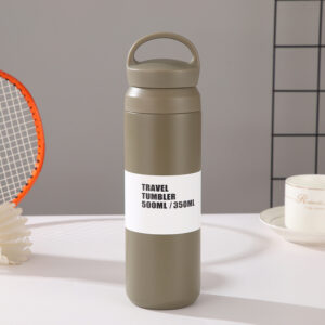 500ML Stainless Steel Insulated Cup-Dark khaki