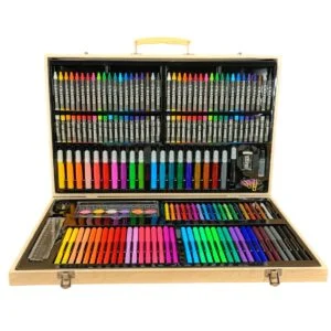 180Pcs-Multiple-Coloring-Set-Wooden-Briefcase-Kit-4-300x300 180Pcs Multiple Coloring Set Wooden Briefcase Kit
