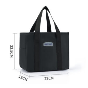 Insulated Lunch Bag-Black