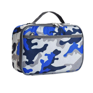 Children's Lunch Bag-Blue camouflage
