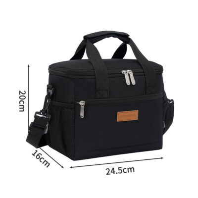 Insulated Tote Bag-Black