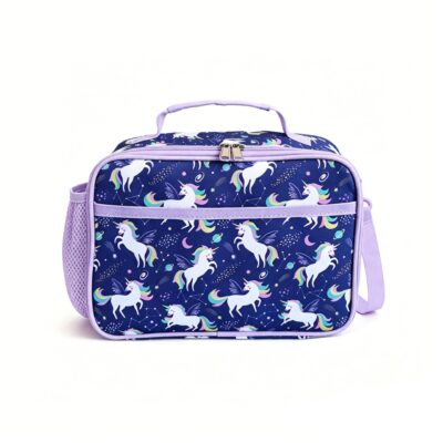 Cartoon School Lunch Bag-Unicorn